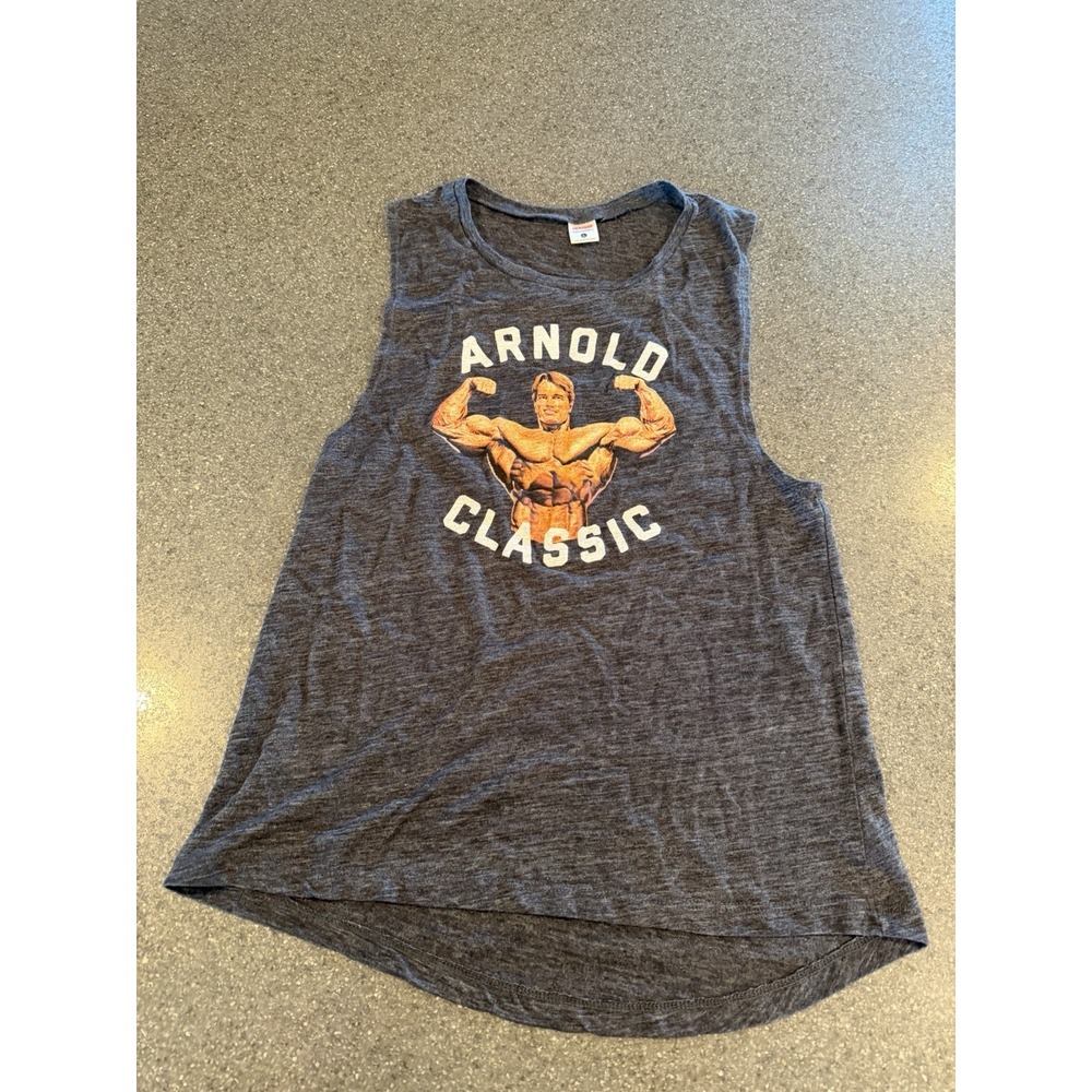 Homage Arnold Classic Women's Grey Tank top Large‎